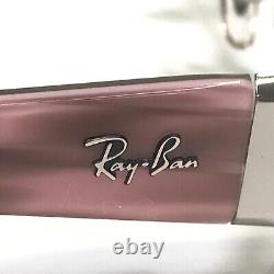 Ray-Ban Eyeglasses Frames RB6157 2501 Silver Brown Pink Horn Wire Rim 53-16-130