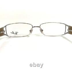 Ray-Ban Eyeglasses Frames RB6157 2501 Silver Brown Pink Horn Wire Rim 53-16-130