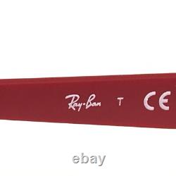 Ray-Ban Eyeglasses Frames RB6332 2538 Red Silver Rectangular Full Rim 53-18-140