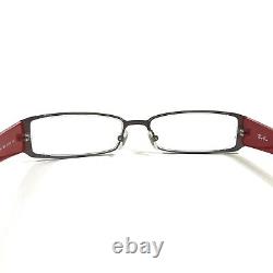 Ray-Ban Eyeglasses Frames RB8584 1000 Grey Silver Red Rectangular Logo 51-16-140