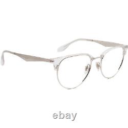 Ray-Ban Eyeglasses RB 6396 2936 Clear&Silver Horn Rim Frame 5319 145