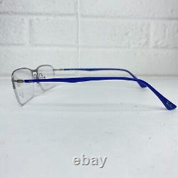 Ray-Ban Eyeglasses RB 8721 1164 LightRay Silver/Blue Half Rim Italy 12266