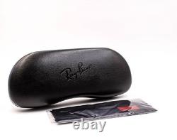 Ray-Ban Half Rim Eyeglasses Glasses RB3716VM 2861 Shiny Black Silver 50mm withcase