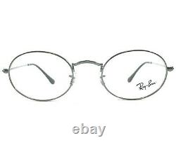 Ray-Ban RB 3547V 2502 Eyeglasses Frames Silver Round Oval Full Rim 48-21-145