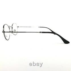 Ray-Ban RB 3547V 2502 Eyeglasses Frames Silver Round Oval Full Rim 48-21-145 2