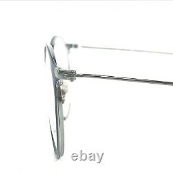 Ray-Ban RB 6378 2906 Eyeglasses Frames Blue Silver Round Full Wire Rim 49-21-145