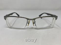 Ray-Ban RB 8411 2714 52-17-140 Silver Half Rim Metal Eyeglasses Frame 1244