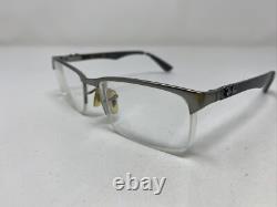 Ray-Ban RB 8411 2714 52-17-140 Silver Half Rim Metal Eyeglasses Frame 1244