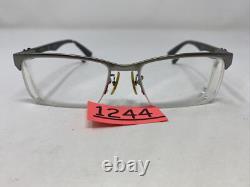 Ray-Ban RB 8411 2714 52-17-140 Silver Half Rim Metal Eyeglasses Frame 1244