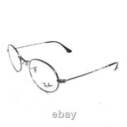 Ray-Ban RB3547V 2502 Eyeglasses Frames Silver Round Full Rim 48-21-145