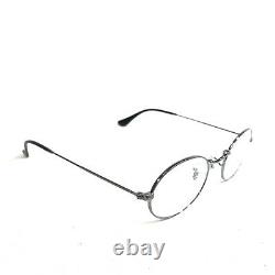 Ray-Ban RB3547V 2502 Eyeglasses Frames Silver Round Full Rim 48-21-145