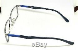 Ray Ban RB6248 2736 Silver Chrome/Black/Blue Full Rim Eyeglasses 54/17 145