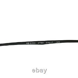 Ray-Ban RB6299 2760 Eyeglasses Frames Black Rectangular Full Rim 55-17-145