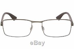 Ray Ban RB6332 2850 Eyeglasses Men's RayBan Mtt Gunmetal Full Rim Optical Frame