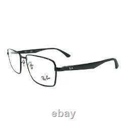 Ray-Ban RB6334 2509 Eyeglasses Frames Black Square Full Wire Rim 55-17-145