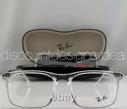 Ray-Ban RB7260 2001 Clear Silver Rectangle Eyeglasses Frames 54mm Authentic NEW