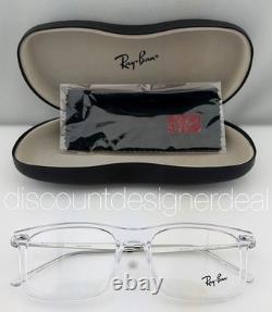 Ray-Ban RB7260 2001 Clear Silver Rectangle Eyeglasses Frames 54mm Authentic NEW