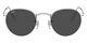 Ray-ban Round Metal Rb3447 Men Sunglasses Silver Frame Dark Gray Lens 53-21-145
