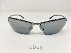 Ray Ban Sunglasses Frames RB3183 004/82 63-15 3P Gunmetal/Black Half Rim P422