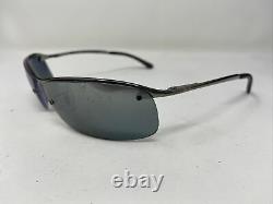 Ray Ban Sunglasses Frames RB3183 004/82 63-15 3P Gunmetal/Black Half Rim P422