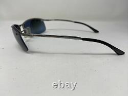 Ray Ban Sunglasses Frames RB3183 004/82 63-15 3P Gunmetal/Black Half Rim P422