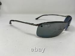 Ray Ban Sunglasses Frames RB3183 004/82 63-15 3P Gunmetal/Black Half Rim P422