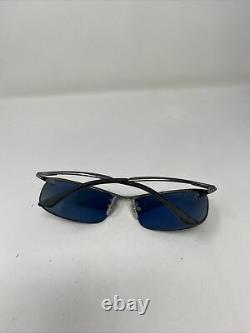 Ray Ban Sunglasses Frames RB3183 004/82 63-15 3P Gunmetal/Black Half Rim P422