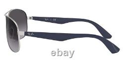 Ray-Ban Sunglasses RB3526 019/8G Matte Silver Aviator Light Gray Gradient 63mm
