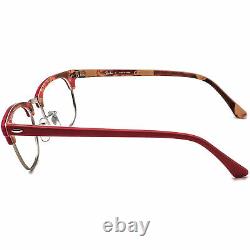 Ray-Ban Women's Eyeglasses RB 5154 5651 Red/Silver Horn Rim Frame 4921 140