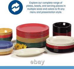 Red, 4.75 Ounces, Melamine, Kingline Reble Plastic Bowl Fruit Bowl with Rim