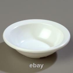 Red, 4.75 Ounces, Melamine, Kingline Reble Plastic Bowl Fruit Bowl with Rim