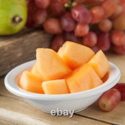 Red, 4.75 Ounces, Melamine, Kingline Reble Plastic Bowl Fruit Bowl with Rim