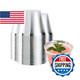 Restaurantware 9oz Clear Plastic Cups With Silver Rim 500 Pack Party Tumblers