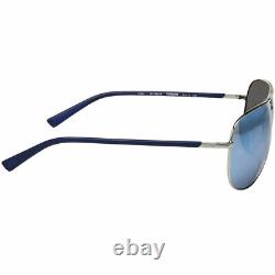 Revo Men's Sunglasses Blue Water Lens Stainless Steel Full Rim Frame 1083 03 BL