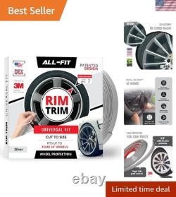 Rim Trim for Cars 24 Inch Fit Durable Curb Rash Protection Wheel Rim Protector