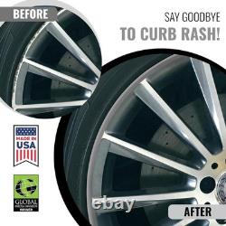 Rim Trim for Cars 24 Inch Fit Durable Curb Rash Protection Wheel Rim Protector