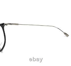 Rimowa Eyeglasses Frames RW50001U 001 Black Silver Round Full Rim 50-23-150