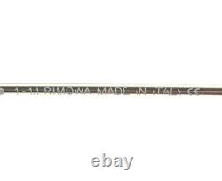 Rimowa Eyeglasses Frames RW50003U 001 Black Silver Square Full Rim 52-18-150