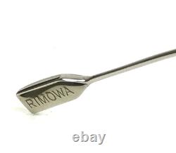 Rimowa Eyeglasses Frames RW50003U 084 Blue Silver Square Full Rim 52-18-150