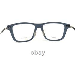 Rimowa Eyeglasses Frames RW50003U 084 Blue Silver Square Full Rim 52-18-150