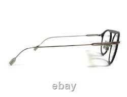 Rimowa Eyeglasses Frames RW50004U 001 Black Silver Round Full Rim 47-23-150