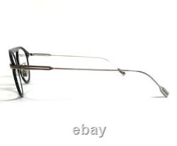 Rimowa Eyeglasses Frames RW50004U 001 Black Silver Round Full Rim 47-23-150