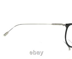 Rimowa Eyeglasses Frames RW50004U 001 Black Silver Round Full Rim 47-23-150