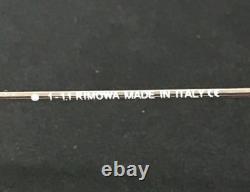 Rimowa Eyeglasses Frames RW50005U 026 Clear Silver Square Full Rim 51-22-150