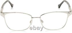 Roberto Cavalli RC0762 016 Silver/Black Square 53mm Full Rim Women's Eyeglasses