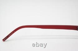 Rodenstock R 4828 Silver Wine Red Half-Rim Eyeglasses New
