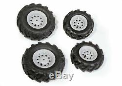 Rolly toys 409846 pneumatic tires for tractors Silver Rim