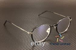SAINT LAURENT SL 436 OPT 001 Oval Panthos Black Silver 49 mm Unisex Eyeglasses