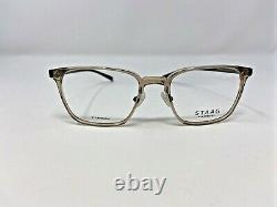STAAG Eyeglasses Frames SG-SAMUEL 2 51-19-150 Silver/Brown Full Rim PG25