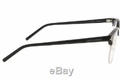 Saint Laurent Classic SL104 001 Eyeglasses Black/Silver Full Rim Optical Frame